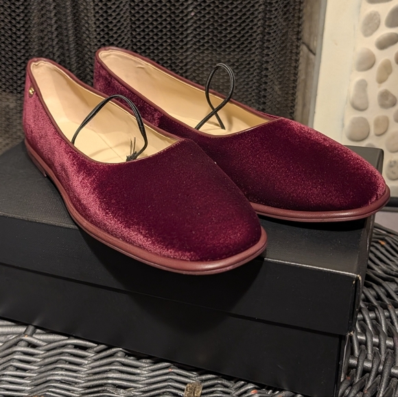 Coach Emilia Mary Janes in Burgundy Velvet sz 9 - Picture 12 of 12
